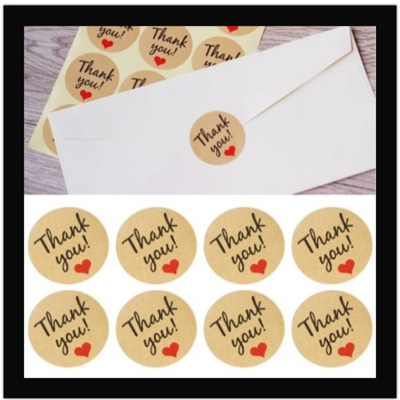 Other - (10) Thank You Stickers for Your Shipping Packages